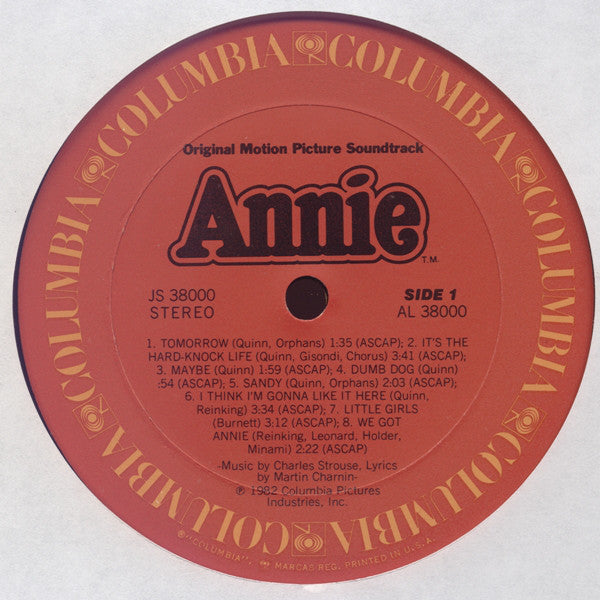 Various : Annie - Original Motion Picture Soundtrack (LP, Album, Ter)