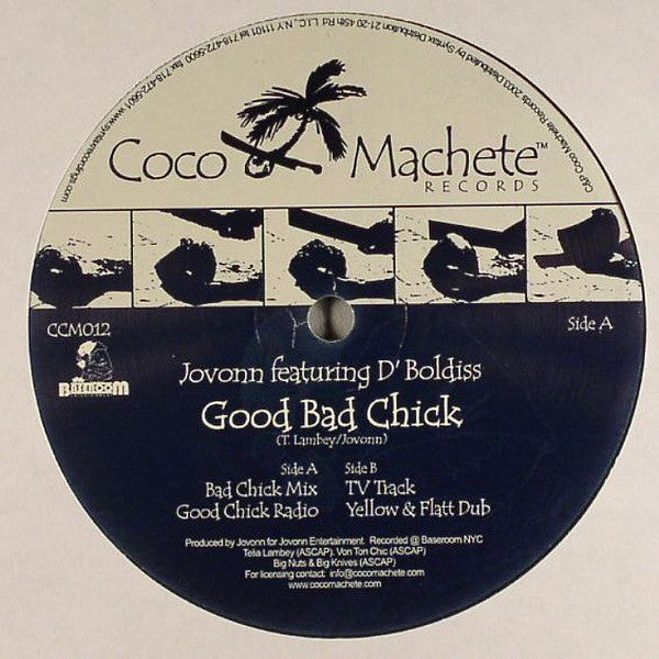 Jovonn : Good Bad Chick (12")