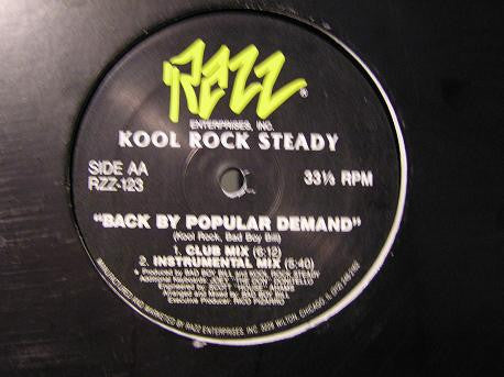 Kool Rock Steady : Back By Popular Demand (12", Bla)