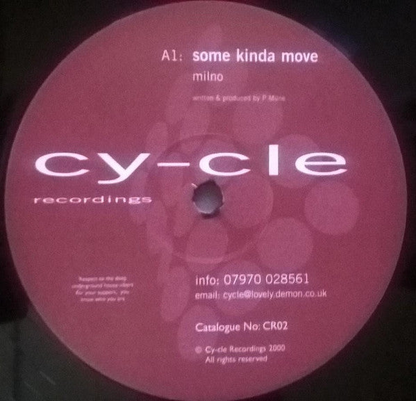 Milno / One On One (6) / Concious Minds (2) : Some Kinda Move / Our Future / Expressions (12")