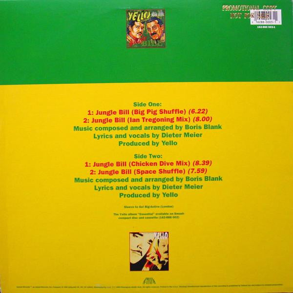Yello : Jungle Bill (12", Promo)