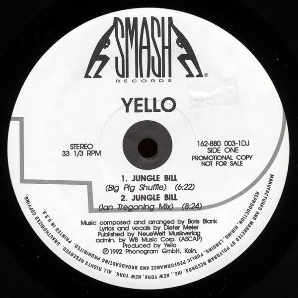 Yello : Jungle Bill (12", Promo)
