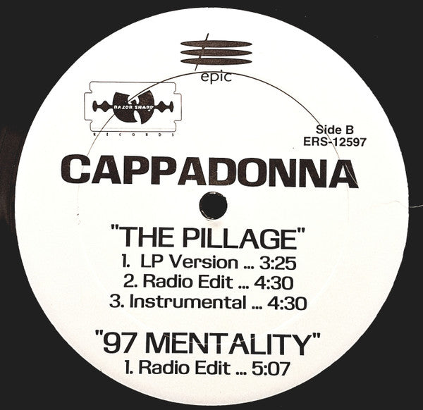 Cappadonna : Slang Editorial / The Pillage / 97 Mentality (12")