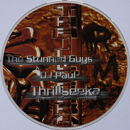 The Stunned Guys, Paul Elstak : Thrillseeka (The New Millenium Remixes) (12", Pic)