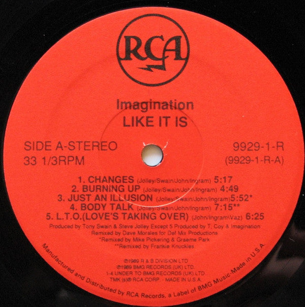 Imagination : Like It Is - Revised And Remixed Classics (LP, Comp)