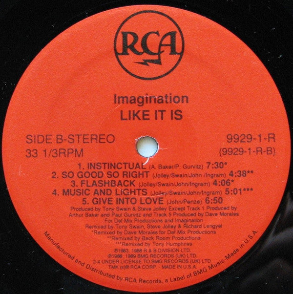 Imagination : Like It Is - Revised And Remixed Classics (LP, Comp)