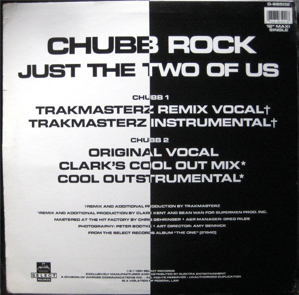 Chubb Rock : Just The Two Of Us (12", Maxi)