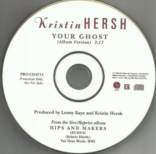 Kristin Hersh : Your Ghost (CD, Single, Promo)