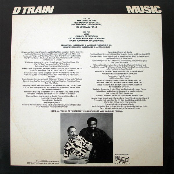 D Train* : Music (LP, Album)