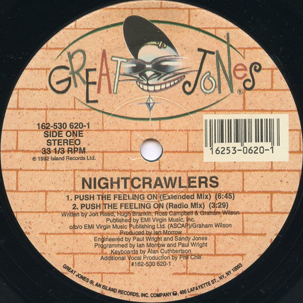 Nightcrawlers : Push The Feeling On (12")