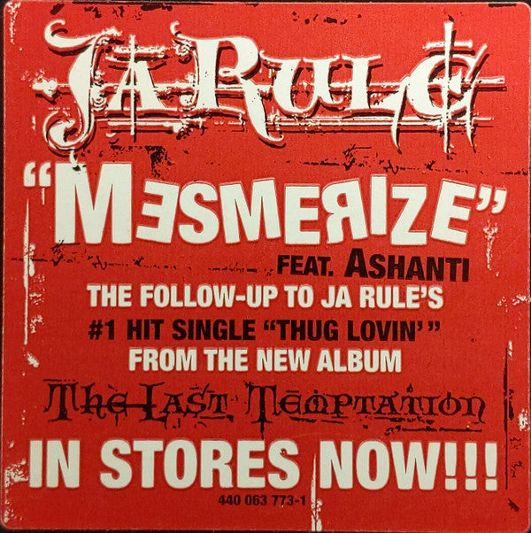 Ja Rule : Mesmerize / Pop N****s (12", Promo)