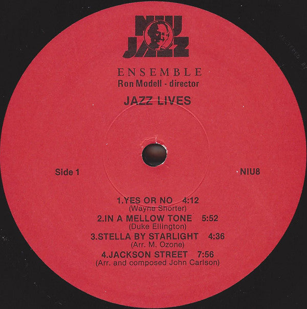 The Northern Illinois University Jazz Ensemble : Jazz Lives (LP, Album)