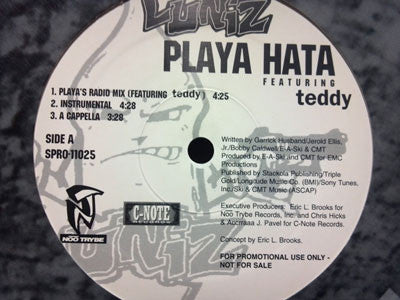 Luniz : Playa Hata / Pimps, Playas & Hustlas (12", Promo)