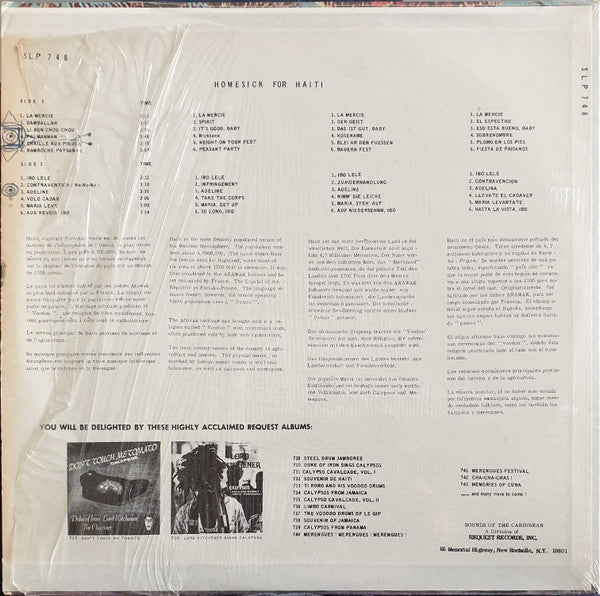 Various : Homesick For Haiti (LP)