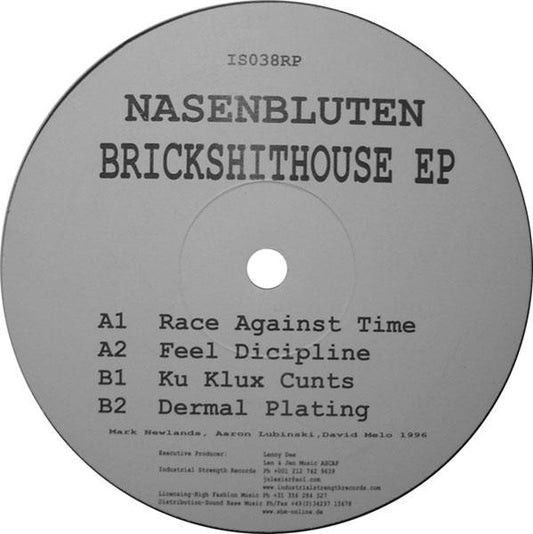 Nasenbluten : Brickshithouse EP (12", EP, RP)