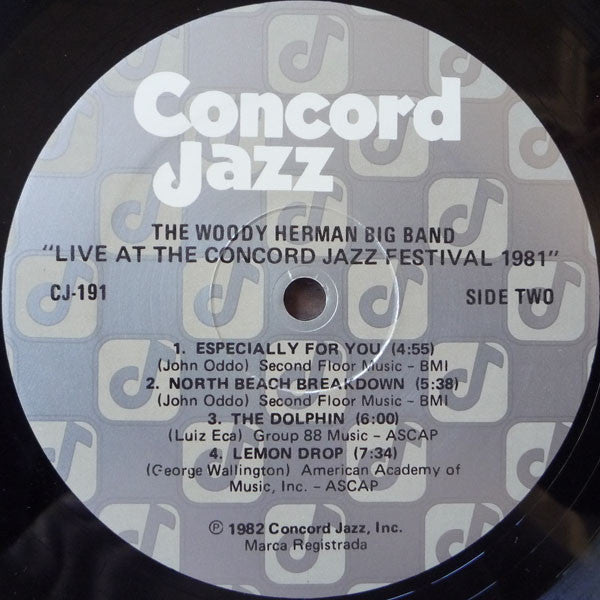 The Woody Herman Big Band : Live At The Concord Jazz Festival (LP)