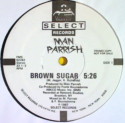 Man Parrish : Brown Sugar (12", Single, Promo)