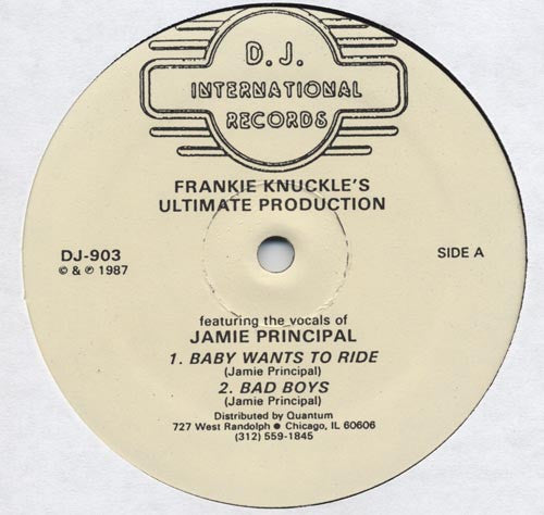 Frankie Knuckle's* Featuring Jamie Principle : Ultimate Production (12")