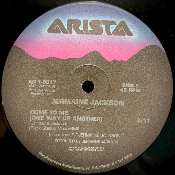 Jermaine Jackson & Pia Zadora : When The Rain Begins To Fall (12")