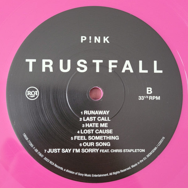 P!NK : Trustfall (LP, Album, Ltd, Pin)