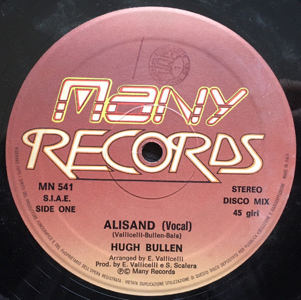 Hugh Bullen : Alisand (12", Com)