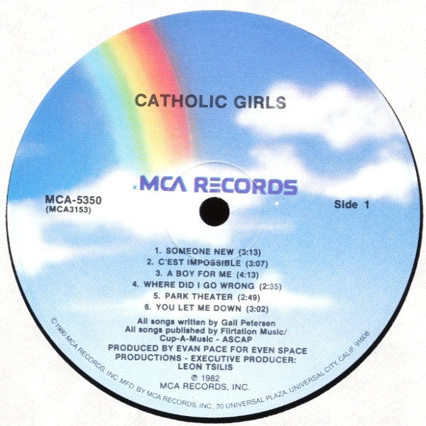 Catholic Girls : Catholic Girls (LP, Album, Pin)