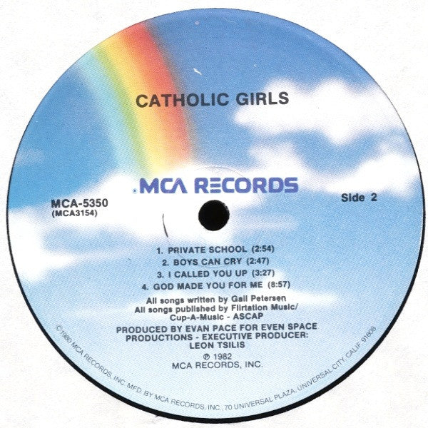 Catholic Girls : Catholic Girls (LP, Album, Pin)