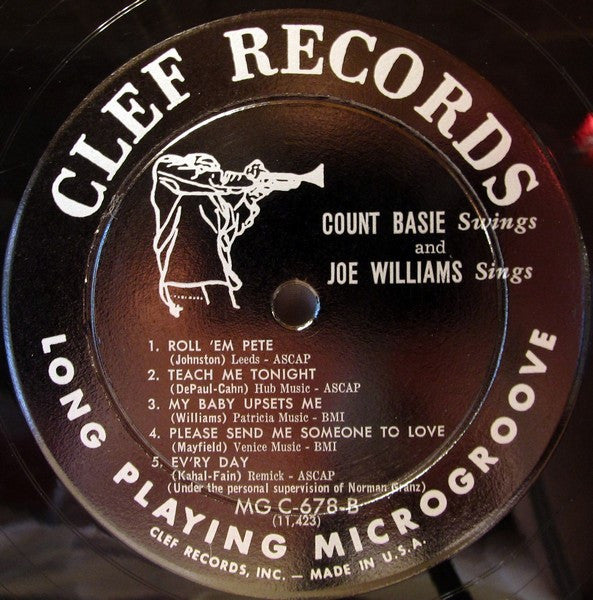 Count Basie, Joe Williams : Count Basie Swings • Joe Williams Sings (LP, Album, Mono, Hol)
