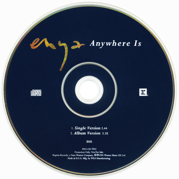 Enya : Anywhere Is (CD, Promo)