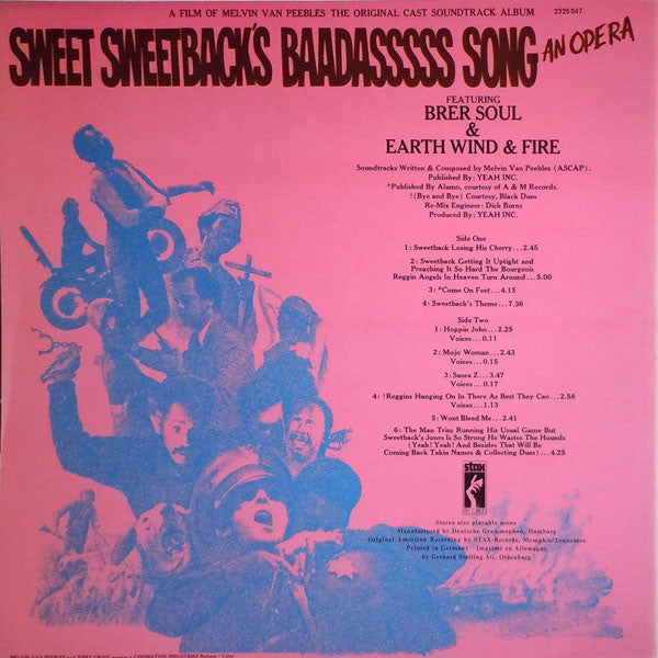 Melvin Van Peebles : Sweet Sweetback's Baadasssss Song (An Opera) (LP, Album)