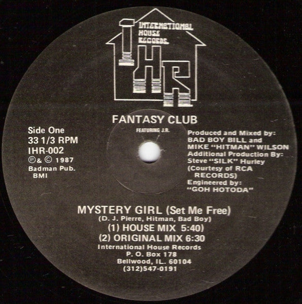 Fantasy Club* : Mystery Girl (Set Me Free) (12")
