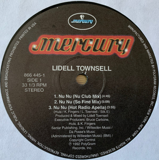 Lidell Townsell : Nu Nu (12", Single)