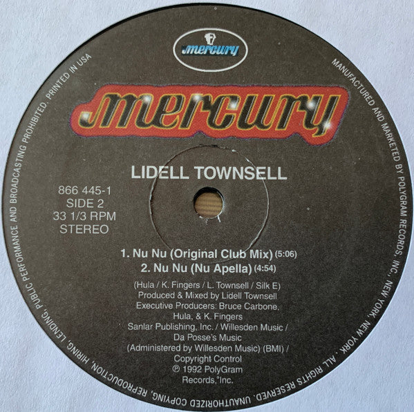 Lidell Townsell : Nu Nu (12", Single)