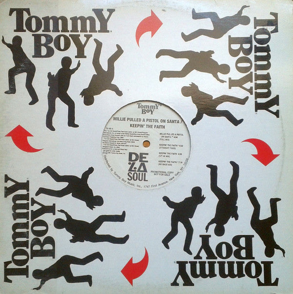 De La Soul : Millie Pulled A Pistol On Santa / Keepin' The Faith (12", Promo)