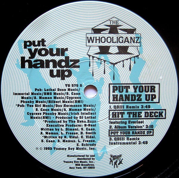 The Whooliganz : Put Your Handz Up (12")