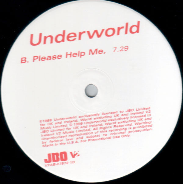 Underworld : Push Upstairs (12", Single, Promo)