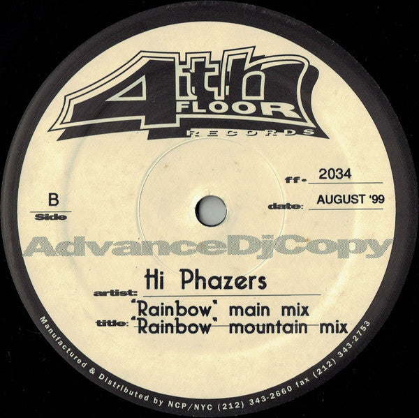 Hi Phazers : Gotta Keep On (12", Advance)