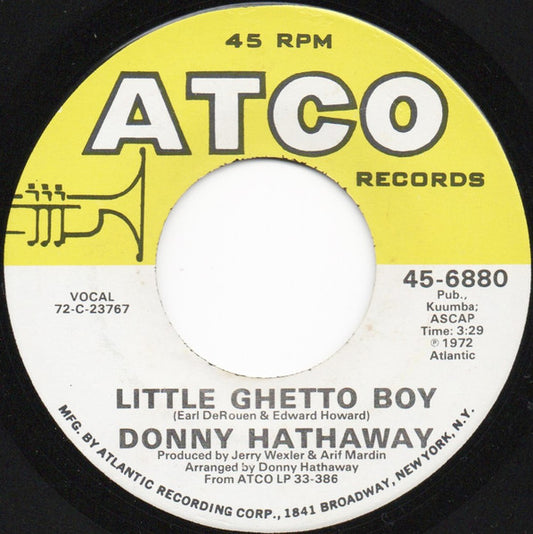 Donny Hathaway : Little Ghetto Boy / We're Still Friends (7")