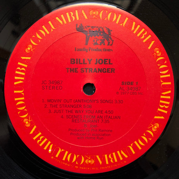 Billy Joel : The Stranger (LP, Album, RE, Ter)