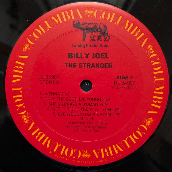 Billy Joel : The Stranger (LP, Album, RE, Ter)