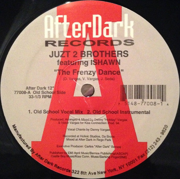 Juzt 2 Brothers Featuring Ishawn : The Frenzy Dance (12")