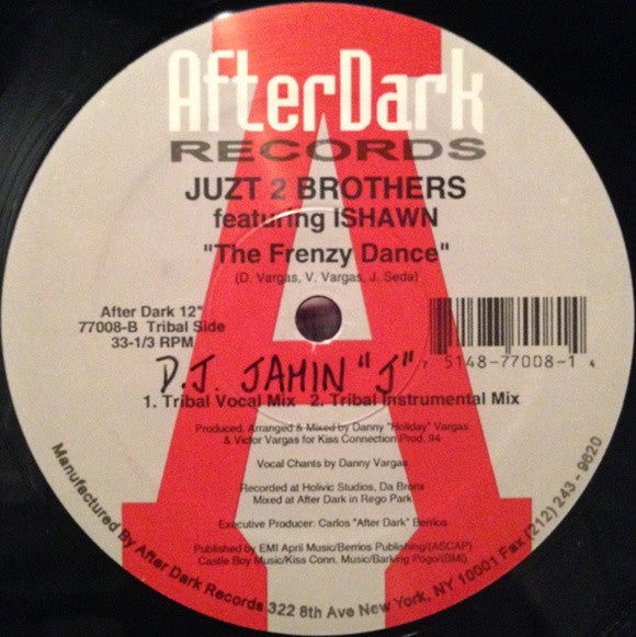 Juzt 2 Brothers Featuring Ishawn : The Frenzy Dance (12")