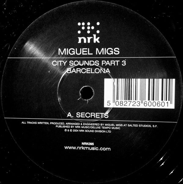 Miguel Migs : City Sounds Part 3 Barcelona (12")