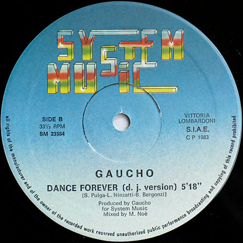 Gaucho : Dance Forever (12")