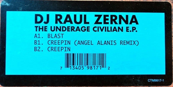 Raoul Zerna : The Underage Civilian EP (12", EP)
