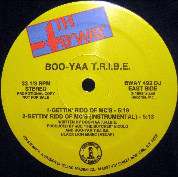 Boo-Yaa T.R.I.B.E. : R.A.I.D. (12", Promo)