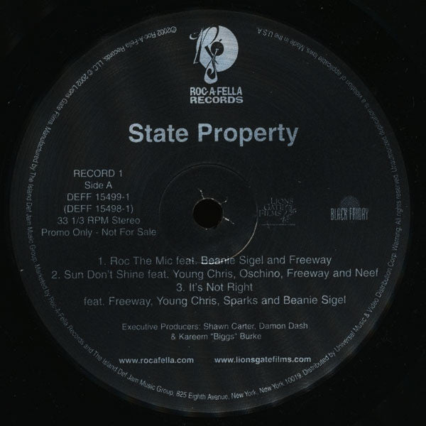 State Property : State Property (2xLP, Album, Promo, Cle)