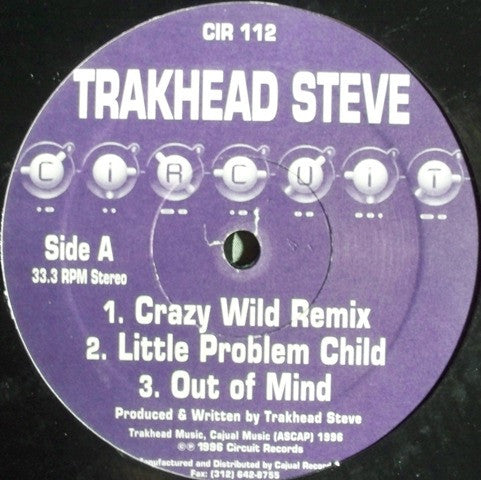 Trackhead Steve : Crazy Wild Remix (12")