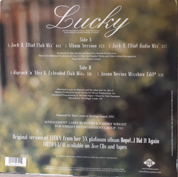 Britney Spears : Lucky (12")