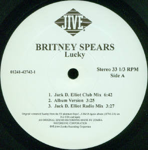 Britney Spears : Lucky (12")